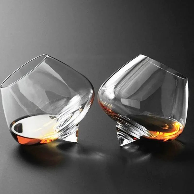 Copo de Whisky Cristal Barriga Rotativo