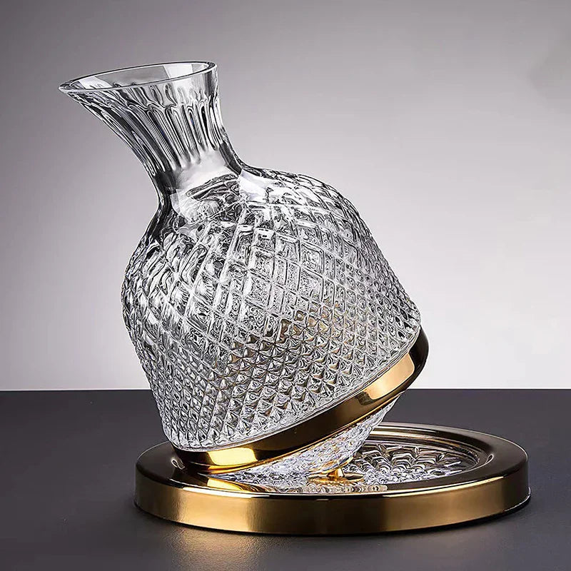 Decanter de Vinho Recipiente de Vidro Cristal Decantador