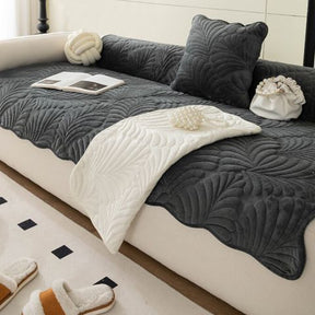 [Pague 1, Leve 2] Capa de Sofá Palmira (A Delicadeza Inspirada nas Folhas!) + BRINDE: 2 Fronhas