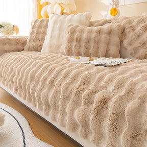 [Pague 1, Leve 2] Capa de Sofá Nara (Toque Suave e Sofisticado para Seu Lar!) + BRINDE: 2 Almofadas