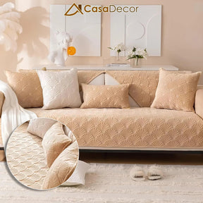 [Pague 1, Leve 2] Capa de Sofá Sofia (Toque Suave Que Abraça Seu Sofá!) + BRINDE: 2 Fronhas