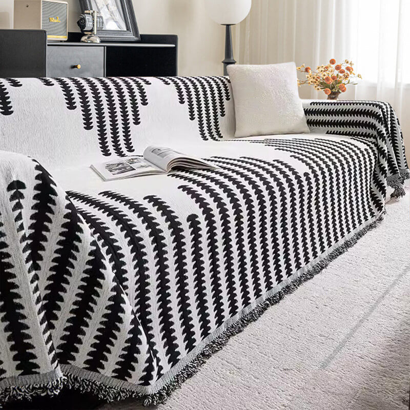 Capa de sofá anti-riscos chenille para todas as estações