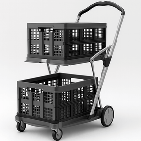 Carrinho de Compras Dobrável e Portátil - FlexCart