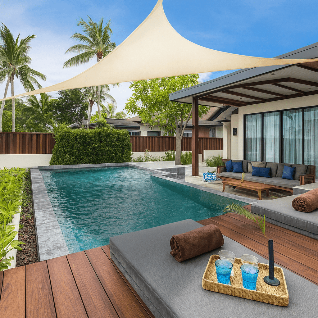 Toldo de Sombreamento Portátil para Área Externa