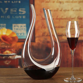 Decanter de Vinho Recipiente de Vidro Cisne Decantador