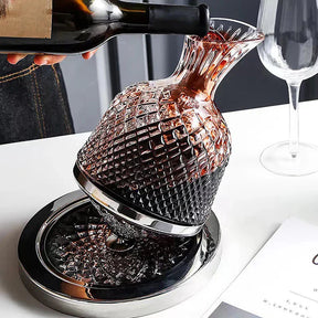 Decanter de Vinho Recipiente de Vidro Cristal Decantador