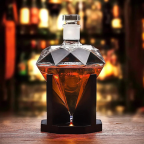 Decanter de Vinho e Whisky Vidro Diamante