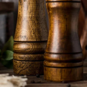 Moedor de Pimenta e Temperos Manual de Madeira