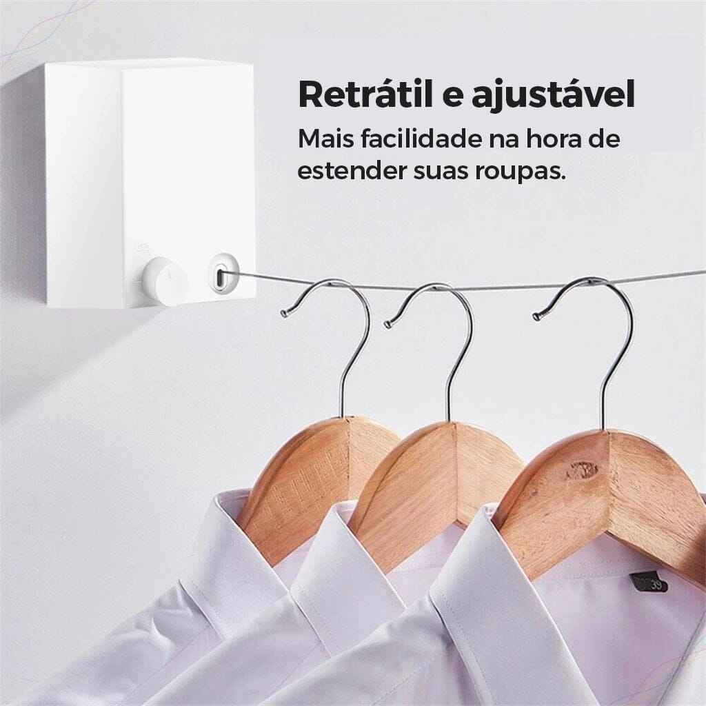 Varal Retrátil de Inox