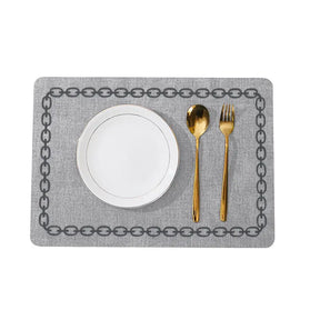 Jogo Americano Kit Descanso de Prato Quadrado Decorativo