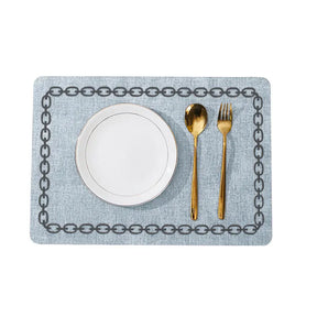 Jogo Americano Kit Descanso de Prato Quadrado Decorativo