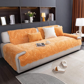 [Pague 1, Leve 2] Capa de Sofá Palmira (A Delicadeza Inspirada nas Folhas!) + BRINDE: 2 Fronhas