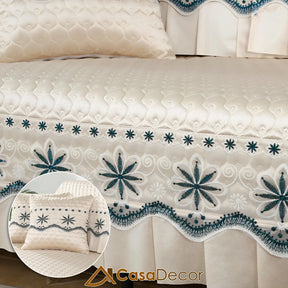 [Pague 1, Leve 2] Capa de Sofá Amélia (A Delicadeza Que Abraça Seu Sofá!) + BRINDE: 2 Fronhas