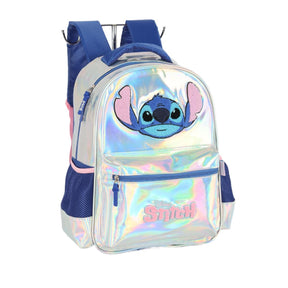 Mochila de Costas Luxcel Stitch - Prata