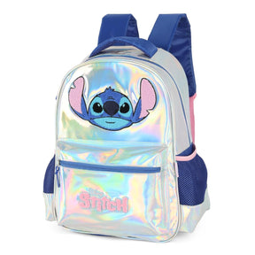 Mochila de Costas Luxcel Stitch - Prata