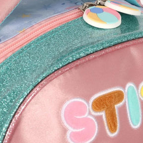 Mochila Stitch - Aloha - Azul Turquesa - IS42401SC