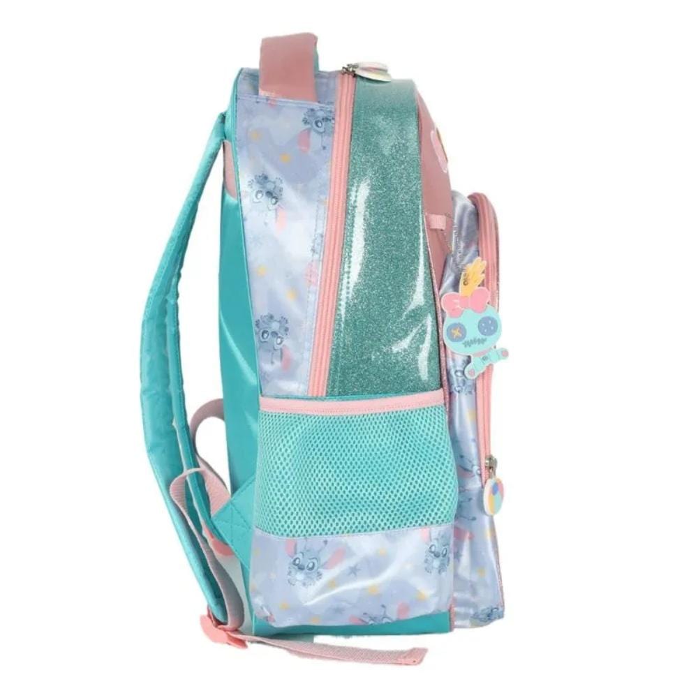 Mochila Stitch - Aloha - Azul Turquesa - IS42401SC